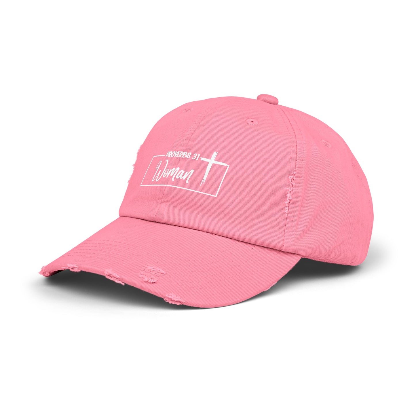 P:31 Woman Distressed Hat Faith. Style. Confidence.