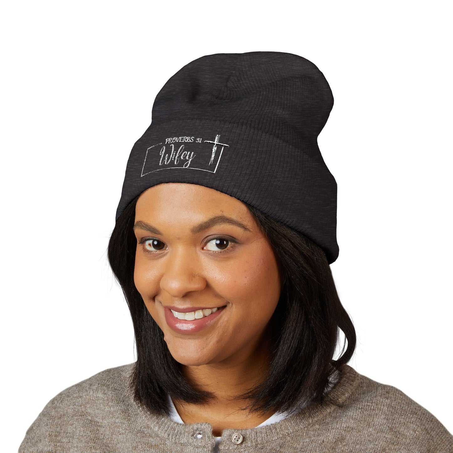 Copy of The P:31 Wifey  Beanie™ | Clothed With Strength & Dignity | Proverbs 31 Woman