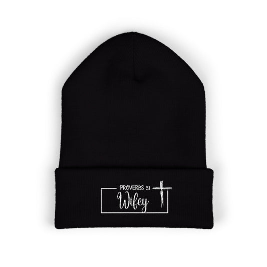 Copy of The P:31 Wifey  Beanie™ | Clothed With Strength & Dignity | Proverbs 31 Woman
