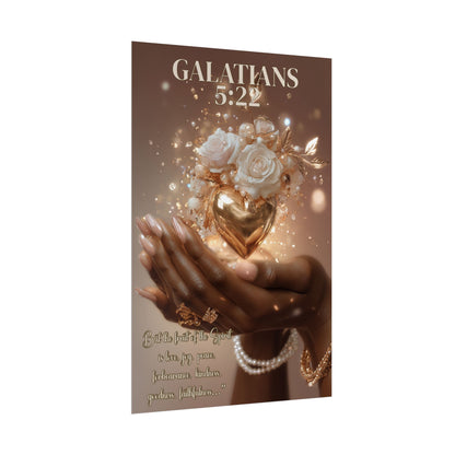 Fruit of the Spirit | Galatians 5:22 Christian Wall Art Poster