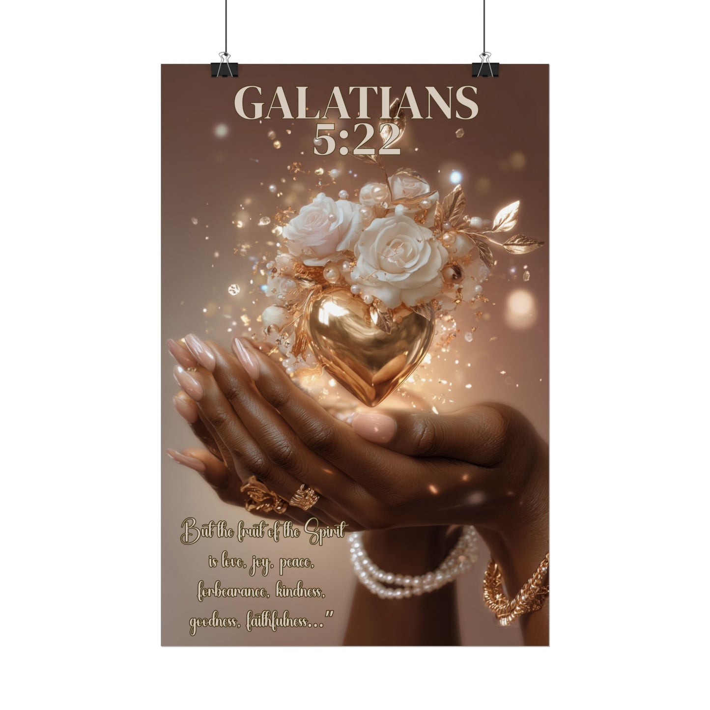 Fruit of the Spirit | Galatians 5:22 Christian Wall Art Poster
