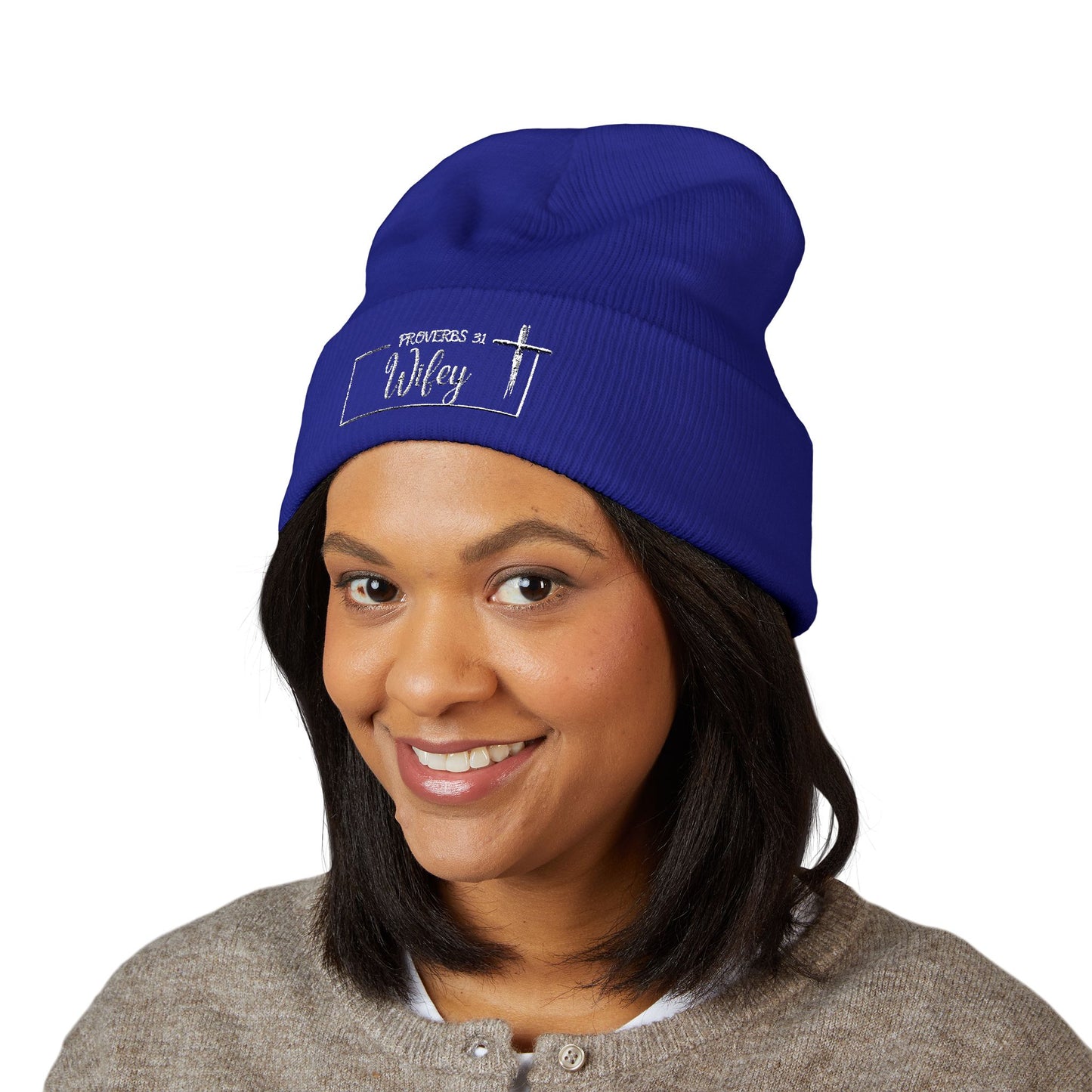Copy of The P:31 Wifey  Beanie™ | Clothed With Strength & Dignity | Proverbs 31 Woman
