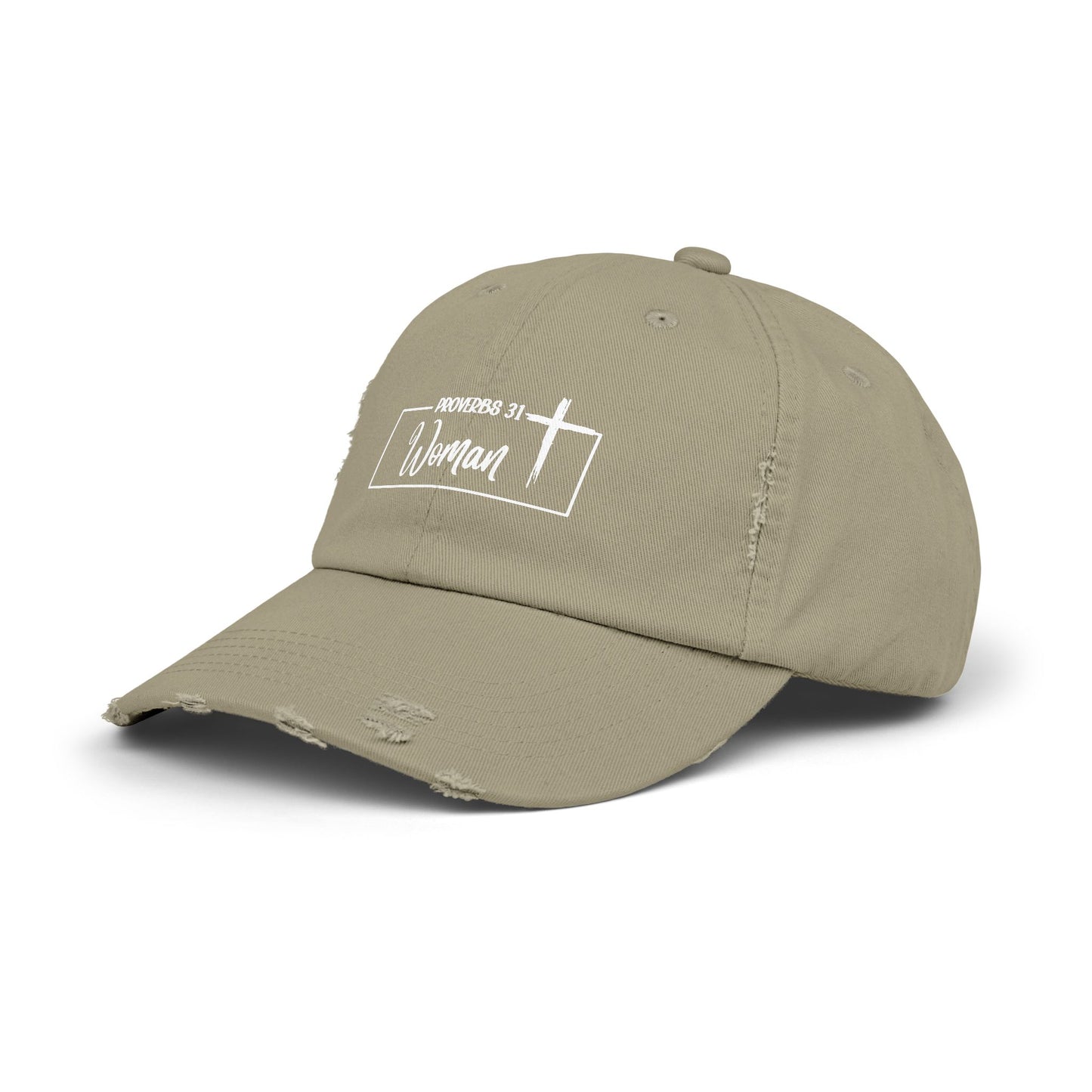 P:31 Woman Distressed Hat Faith. Style. Confidence.