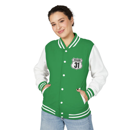 P:31 Letterman Jacket – Proverbs 31 Faith & Fashion Varsity Style for Women of Purpose