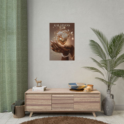 Fruit of the Spirit | Galatians 5:22 Christian Wall Art Poster