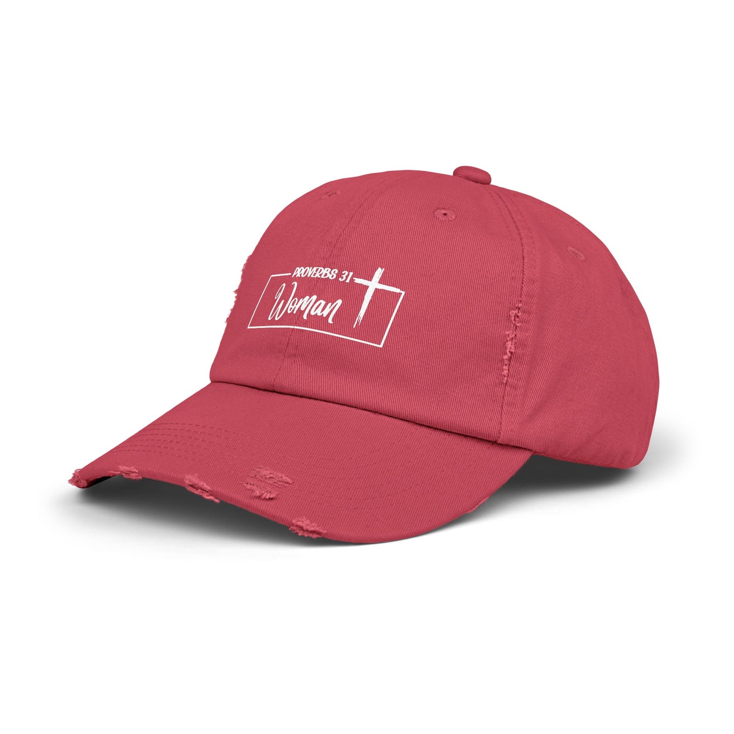 P:31 Woman Distressed Hat Faith. Style. Confidence.