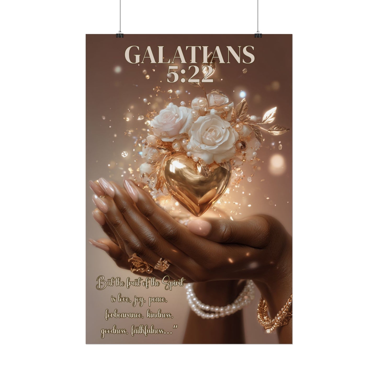 Fruit of the Spirit | Galatians 5:22 Christian Wall Art Poster